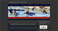 Desktop Screenshot of freedomkayaks.com
